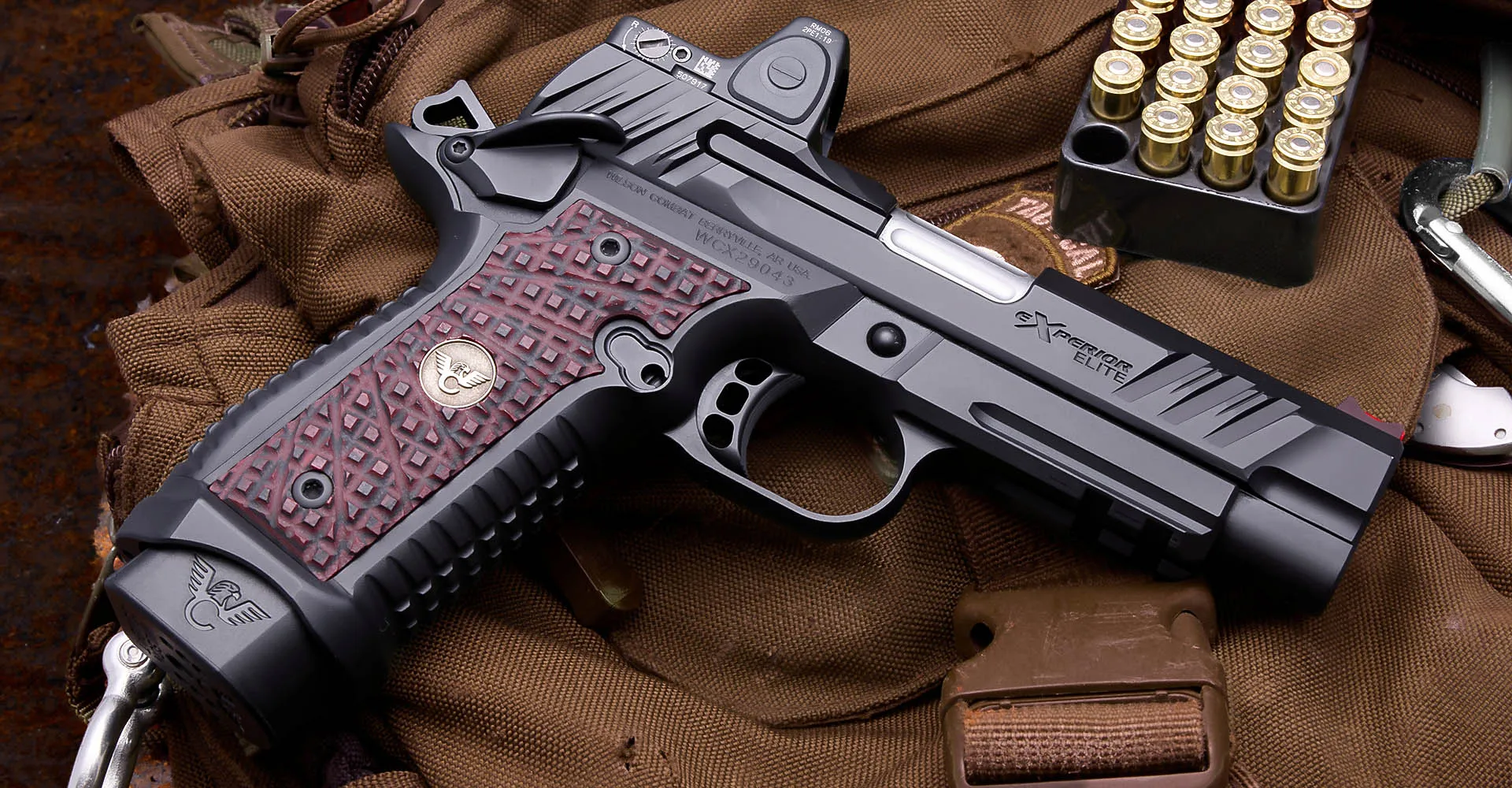 Semi-automatic pistol product photo