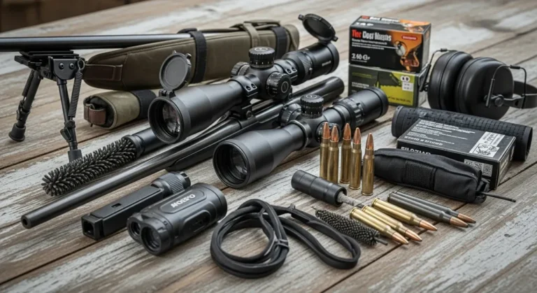 Optics, ammunition and accessories covered by manufacturer warranty