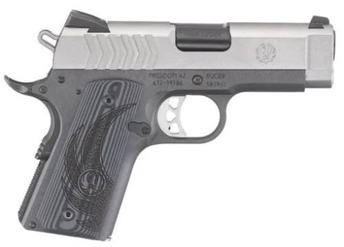 100056 Ruger SR1911 Lightweight Officer 9mm Stainless Pistol