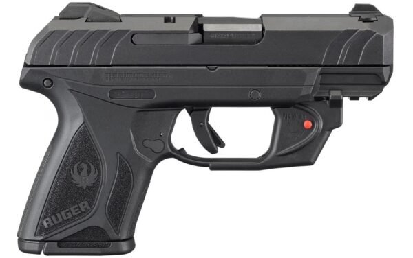 105557_KL14TM Ruger Security-9 Mid-Size 9mm Blue/Black Pistol with Viridian E-Series Red Laser