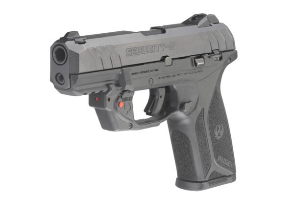 105557_L7MA80 Ruger Security-9 Mid-Size 9mm Blue/Black Pistol with Viridian E-Series Red Laser