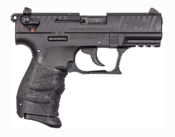 111597_2 Walther P22Q Threaded Barrel .22 LR Black Pistol