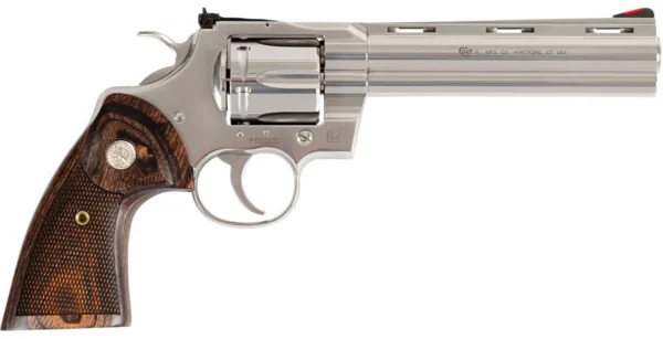 119658_3 Colt Python 6-Inch Target .357 Mag and .38 Special Stainless/Silver Revolver