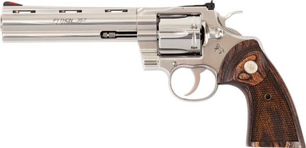 119658_6W0WT4 Colt Python 6-Inch Target .357 Mag and .38 Special Stainless/Silver Revolver