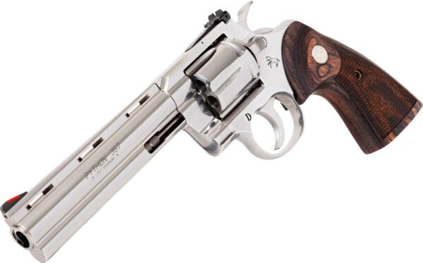 119658_AZRBE3 Colt Python 6-Inch Target .357 Mag and .38 Special Stainless/Silver Revolver