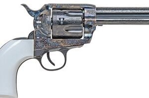 133521 Traditions Firearms 1873 Frontier White Grip .45 Colt Blued Revolver