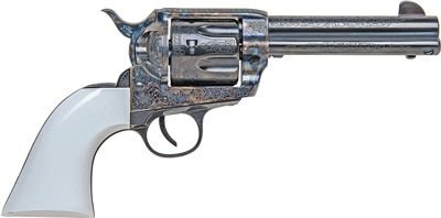 Traditions Firearms 1873 Frontier White Grip .45 Colt Blued Revolver