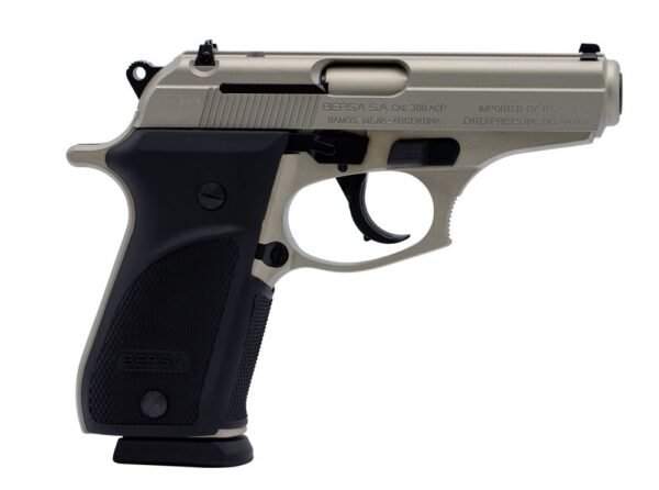 139409 Bersa Thunder 380 Plus .380 ACP Satin Nickel Pistol