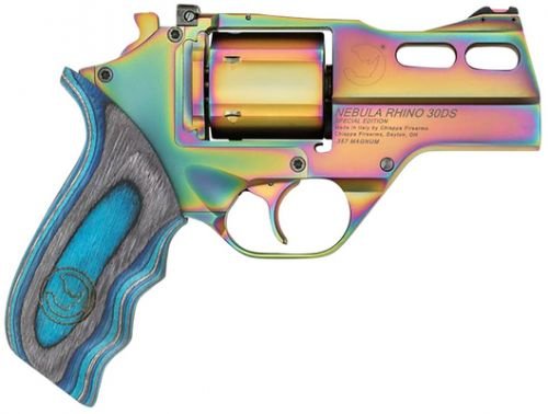 Chiappa Firearms Rhino 30DS Nebula .357 Mag and .38 Special Rainbow PVD Revolver