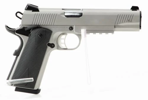 152723_ZHGG43 Tisas 1911 A1 Duty Rail .45 ACP Stainless/Silver Pistol