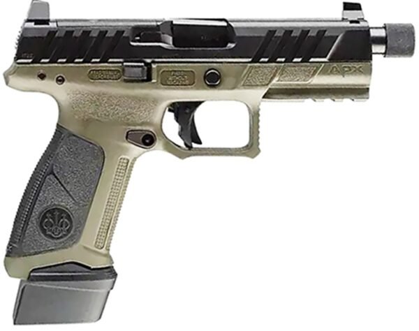 156137_KJWUSX Beretta APX A1 Tactical Optics Ready 9mm OD Green Pistol