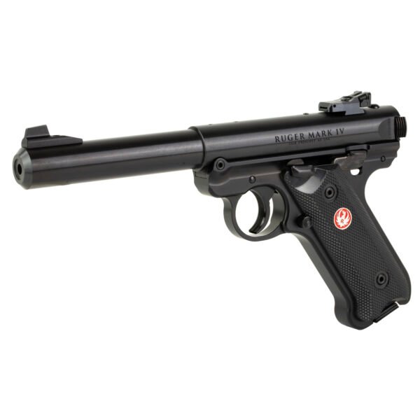 157177_QQE1KG Ruger Mark IV Target .22 LR Blued Pistol