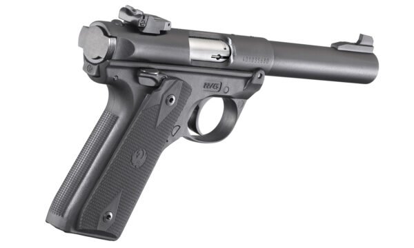 161596_LS4FD8 Ruger Mark IV 22/45 Bull Barrel .22 LR Blue/Black Pistol