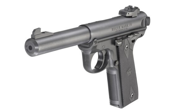 161596_RRFG2E Ruger Mark IV 22/45 Bull Barrel .22 LR Blue/Black Pistol