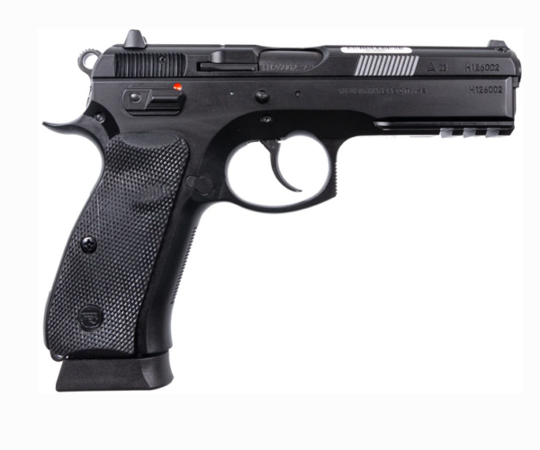 162001_HGBRBA CZ-USA SP-01 Full-Size Steel Frame 9mm Black Polycoat Finish Pistol