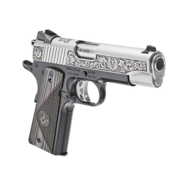 177940_Y7H8DU Ruger SR1911 200 Ruger Rd. Street Edition Lightweight Commander .45 ACP Two-Tone Pistol