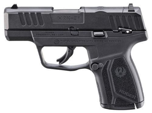182908_7W6NGL Ruger Max-9 Optic Ready 9mm Black Pistol