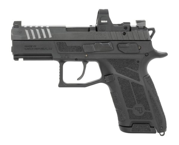 189074_W0M5G0 CZ P-09 C Nocturne Compact 9mm Pistol w/ Viridian RFX-15