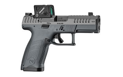 CZ P-10 C Compact Compensated 9mm Black Pistol w/ Aimpoint COA 3.5 MOA Red Dot