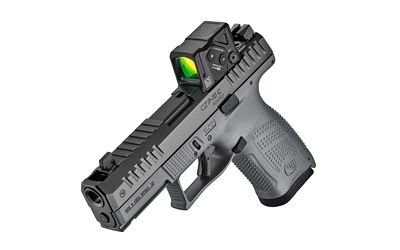 CZ P-10 C Compact Compensated 9mm Black Pistol w/ Aimpoint COA 3.5 MOA Red Dot