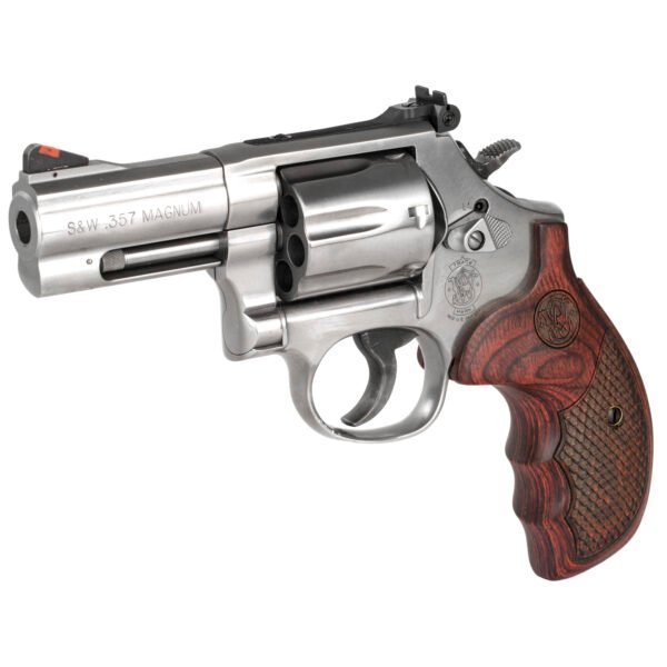23987_78JTSS Smith & Wesson 686 Plus Deluxe 3 Inch .357 Mag Satin Stainless Steel Revolver