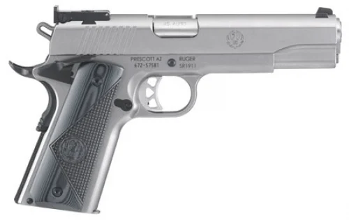24865 Ruger SR1911 Target .45 ACP Stainless/Silver Pistol