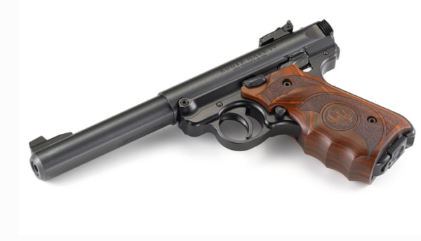 27155_IXX90K Ruger Mark IV Target .22 LR Blued Pistol