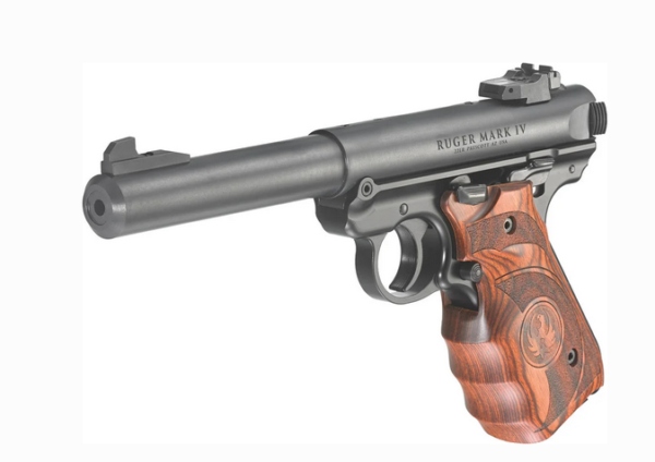 27155_PPODRN Ruger Mark IV Target .22 LR Blued Pistol