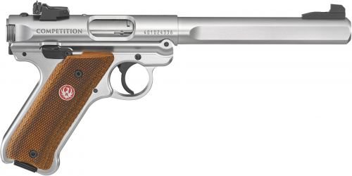 34252_1 Ruger Mark IV Competition .22 LR Stainless/Silver Pistol