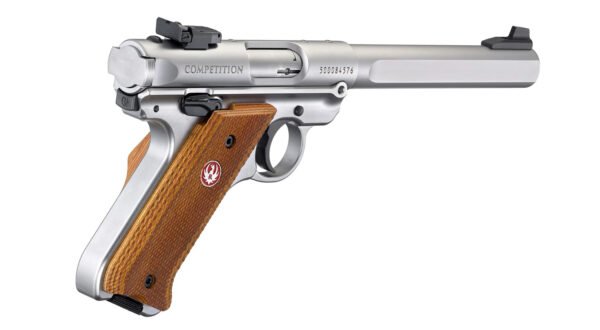 34252_6PNE1Q Ruger Mark IV Competition .22 LR Stainless/Silver Pistol