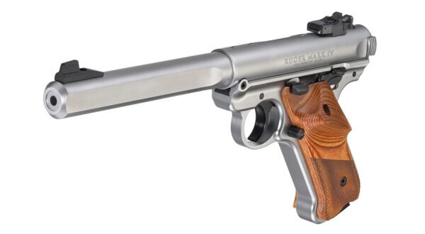 34252_ZKBANL Ruger Mark IV Competition .22 LR Stainless/Silver Pistol