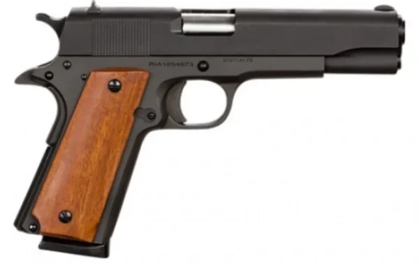Rock Island Armory GI Standard FS Wood Grip .45 ACP Black Parkerized Pistol