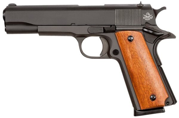 Rock Island Armory GI Standard FS Wood Grip .45 ACP Black Parkerized Pistol