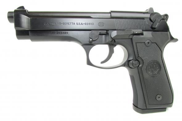 411555315_1 Beretta M9 Commercial Full Size 9mm Blue/Black Pistol