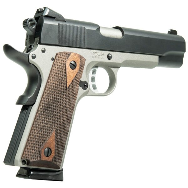 Tisas 1911-A1 Service Enhanced .45 ACP Gun Metal Gray Frame / Black Cerakote Slide 1911 Pistol