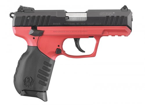 Ruger SR22 TALO Exclusive .22 LR Stainless/Silver Pistol