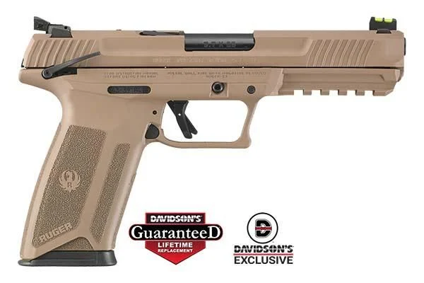 415015261_1 Ruger Ruger-57 Compact 5.7x28mm FN FDE/Tan Pistol
