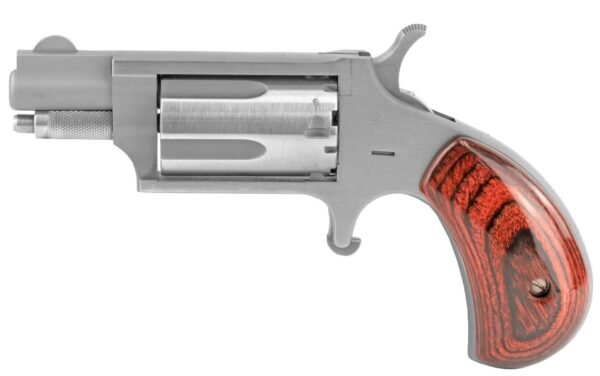 North American Arms Mini Rosewood/Stainless .22 WMR Revolver
