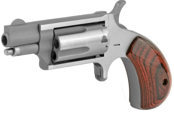 North American Arms Mini Rosewood/Stainless .22 WMR Revolver