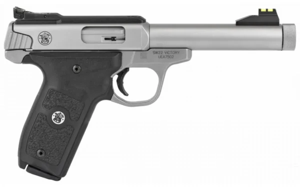 Smith & Wesson SW22 Victory Threaded Barrel .22 LR Stainless Pistol