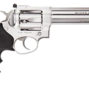 70260_2 Ruger GP100 Standard .357 Mag Satin Stainless Revolver