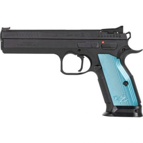 713100221_1 CZ TS 2 Competition 9mm Blue/Black Pistol