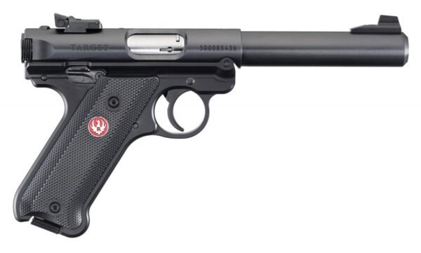 714028321_1 Ruger Mark IV Target .22 LR Blued Pistol