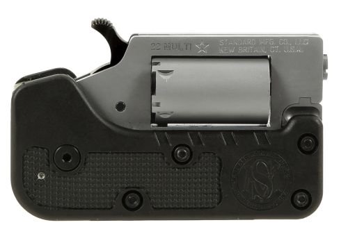 723014280_95 Standard Manufacturing Switch-Gun Folding .22 WMR Stainless/Silver Revolver