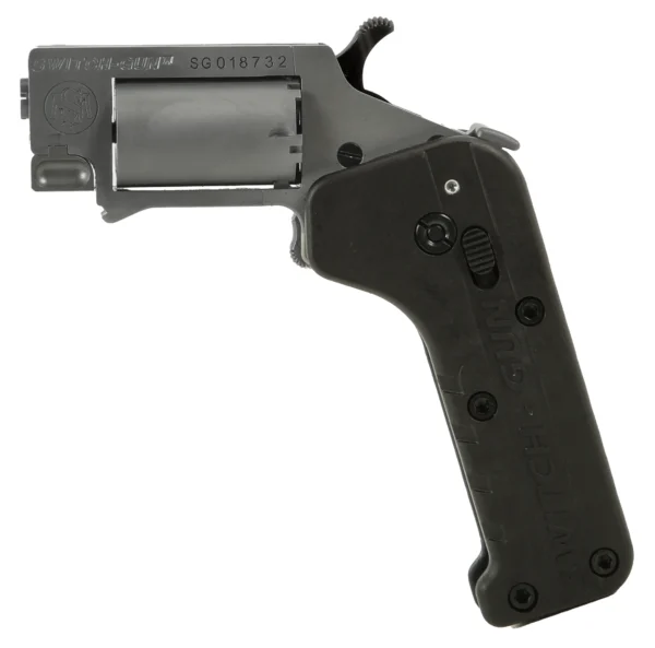 723014280_Z3R14H Standard Manufacturing Switch-Gun Folding .22 WMR Stainless/Silver Revolver