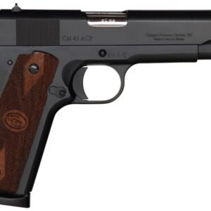 723020493 (1) Charles Daly 1911 Diamond Walnut Grips 9mm Black Pistol