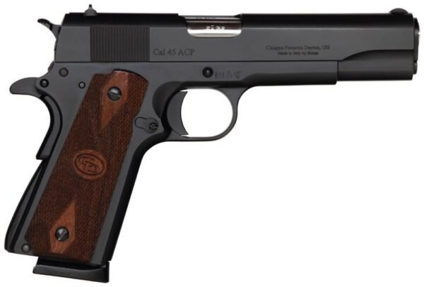 Charles Daly 1911 Diamond Walnut Grips 9mm Black Pistol