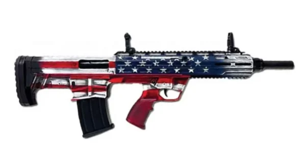 723046806_1 SDS Imports Tokarev USA TBP-12 Bullpup 12 Gauge American Flag Cerakote Shotgun