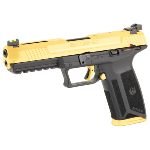 Ruger 57 Limited Edition 5.7x28mm Gold Cerakote Pistol