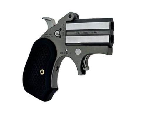 Bond Arms Stubby B6 B6 Extended Grips 9mm Stainless/Black Derringer